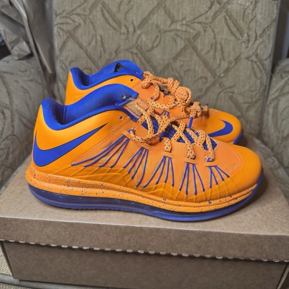 Nike‎ Air Max LeBron 10 Low Knicks Men's 8 (579765-800)